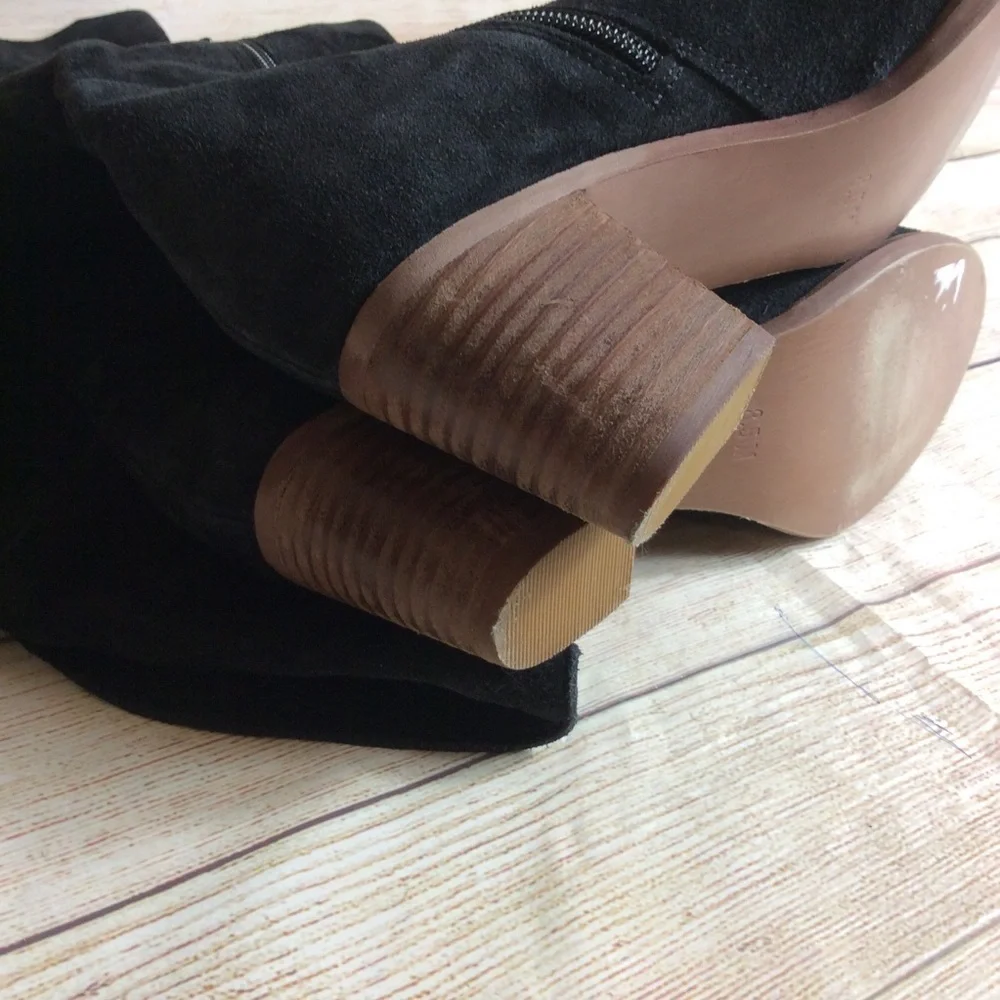 Matisse over the knee black suede leather boots. Inspired. 8.5.
